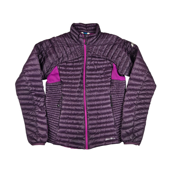 Eddie Bauer First Ascent Storm Down Puffer Jacket Size Small 800 Purple - Picture 1 of 5